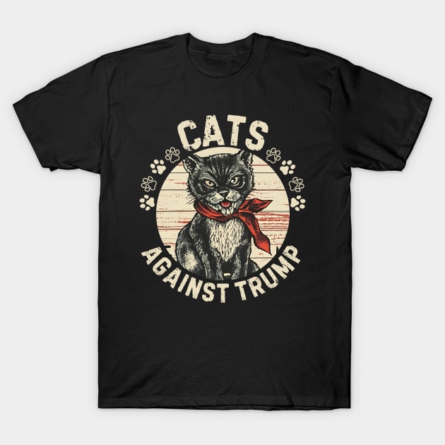 Cats-against-trump T-Shirt by WordsOfVictor